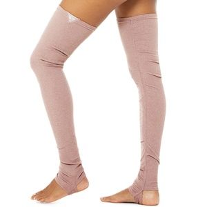 Alo Yoga Goddess Leg Warmers - Smoky Quartz Heather xs/s 48$